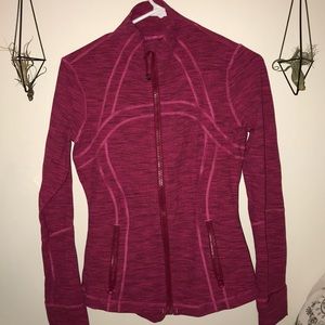 Magenta lululemon zip up